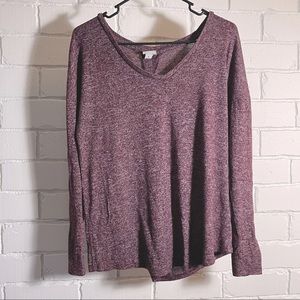 A.N.D maroon long sleeve shirt size medium